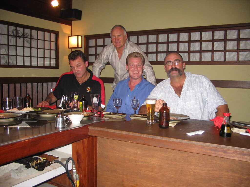 WALL OF FAME merv,hoggie, dougie, and me